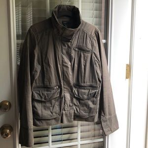 Olive/army green J.Crew Utility Jacket